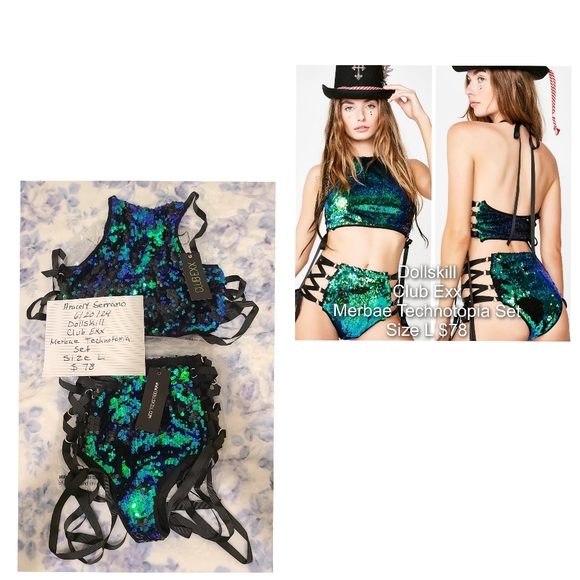 Dollskill sequin outfit